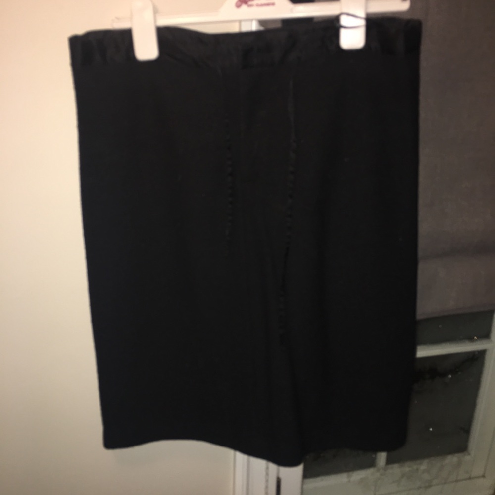 Club Monaco black wool skirt